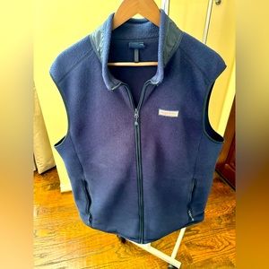 Vineyard Vines Harbor Fleece Vest, Navy, XL